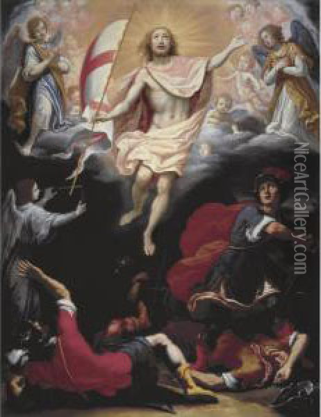 The Resurrection Oil Painting - Matteo Rosselli