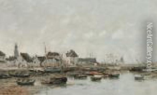 Le Port Du Croisic Oil Painting - Eugene Boudin