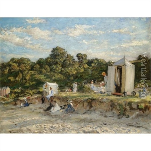 Summer Pleasures Oil Painting - Walter Westley (Sir) Russell