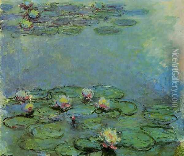 Water Lilies26 Oil Painting - Claude Oscar Monet
