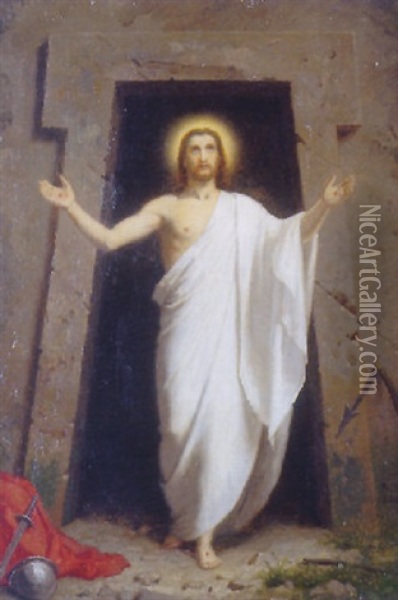 Den Genopstandne Kristus Oil Painting - Anton Laurids Johannes Dorph