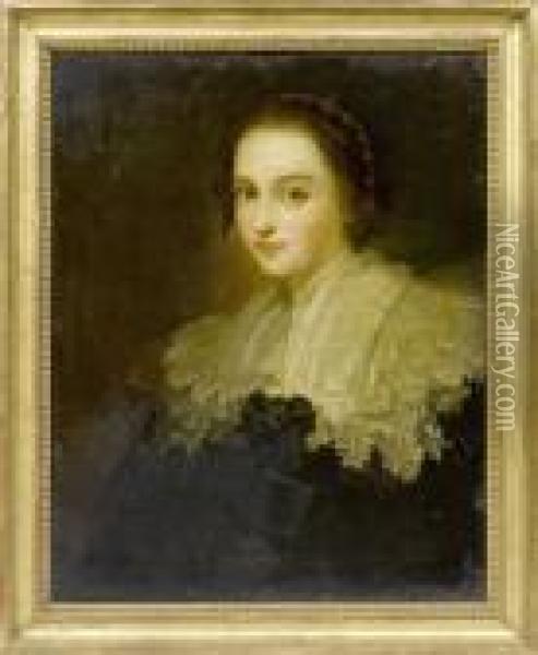 Portrait De Femme Oil Painting - Peter Paul Rubens