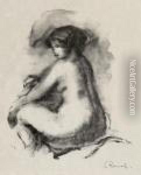 Etude De Femme Nue Oil Painting - Pierre Auguste Renoir