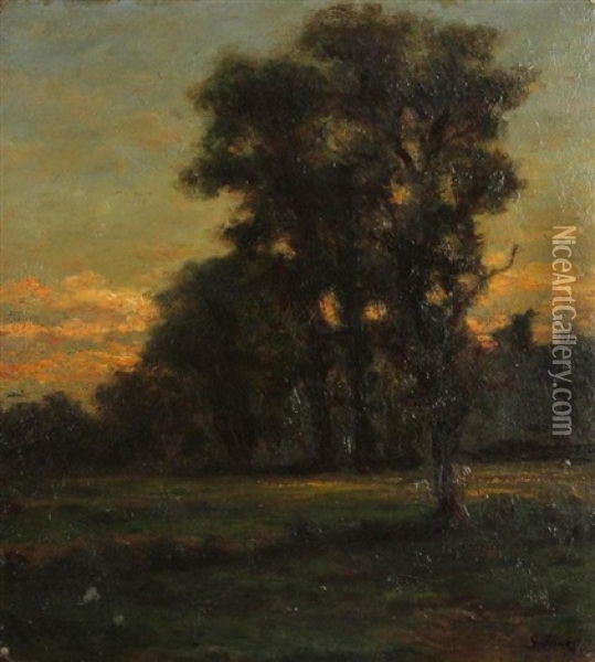 Tree Oil Painting - George Inness
