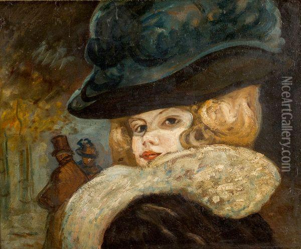 La Parisienne Oil Painting - Henry Somm