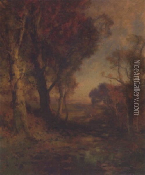 Autumn Trees Oil Painting - George Herbert McCord