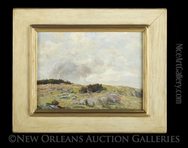 Summer Landscape Oil Painting - Chauncey Foster Ryder