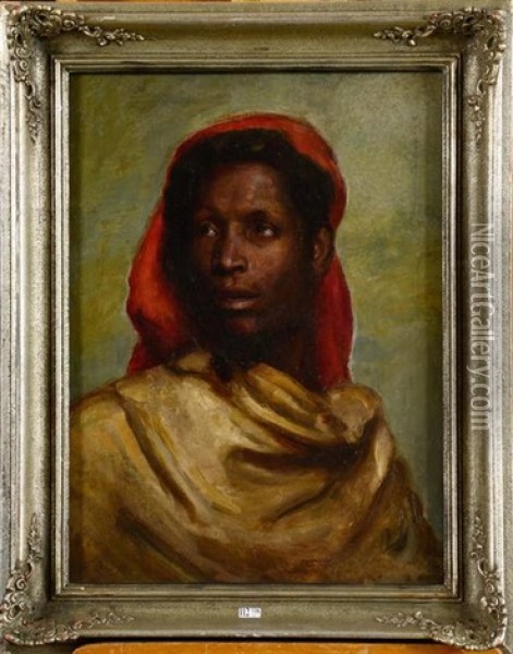 Portrait D'une Femme Arabe Oil Painting - Francisco Lameyer Y Berenguer