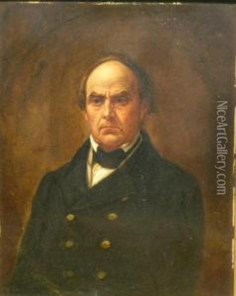 Portrait Of Daniel Webster Oil Painting - John Cranch