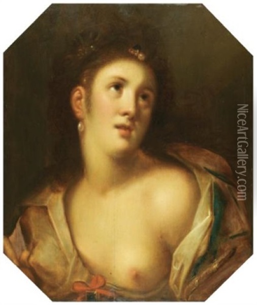 Venus, Or A Young Woman En Deshabille Oil Painting - Gortzius Geldorp