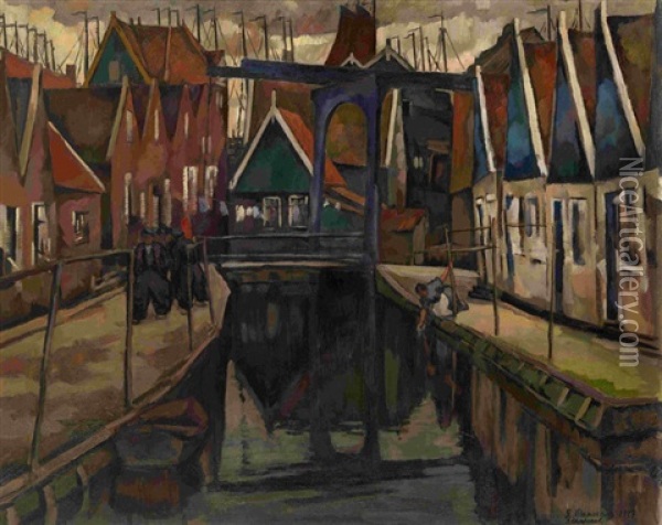 Amsterdam Oil Painting - Jacques Chapchal