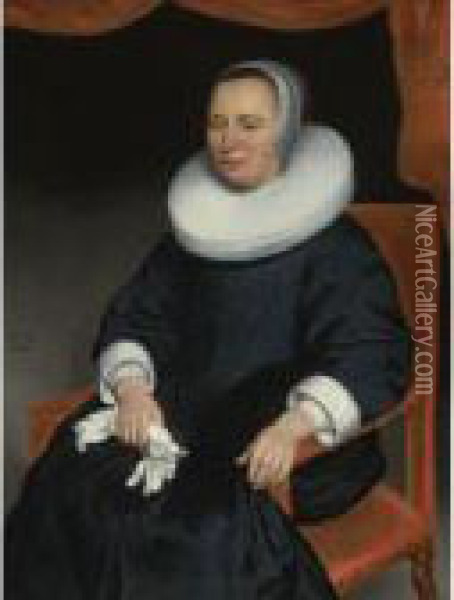 Portrait Of Lady Oil Painting - Nicolaes Maes