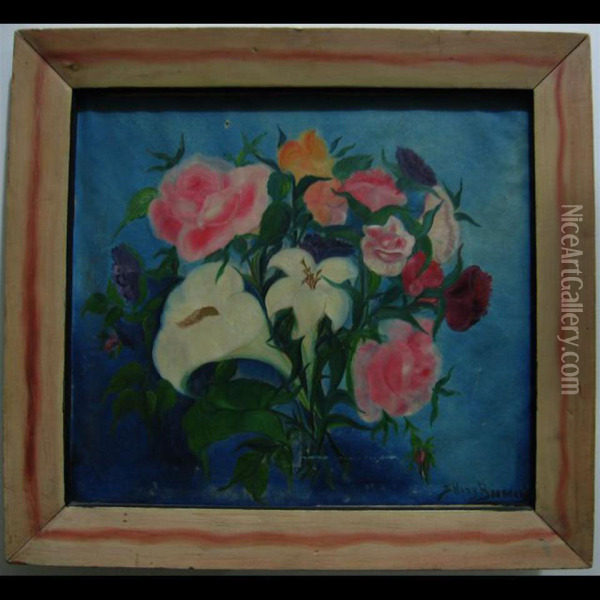 Still Life - Flowers Oil Painting - Simone Mary Bouchard