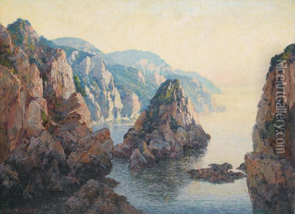 Calanques Vers Bougie Oil Painting - Eugene Francois Deshayes