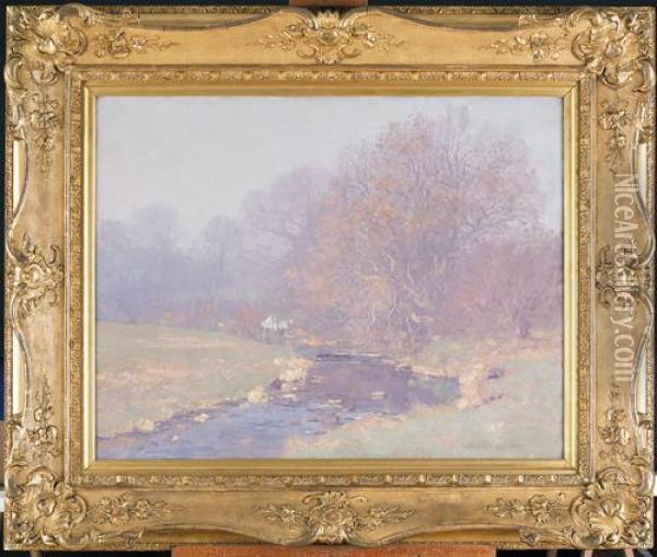 Paesaggio Sul Fiume Oil Painting - George Houston