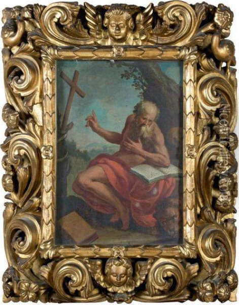 Saint Jerome Oil Painting - Marco Benefial