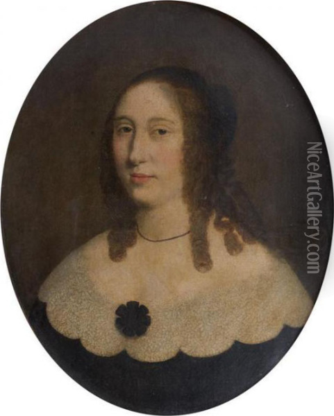 Portrait De Jeune Femme En Buste Oil Painting - Philippe de Champaigne