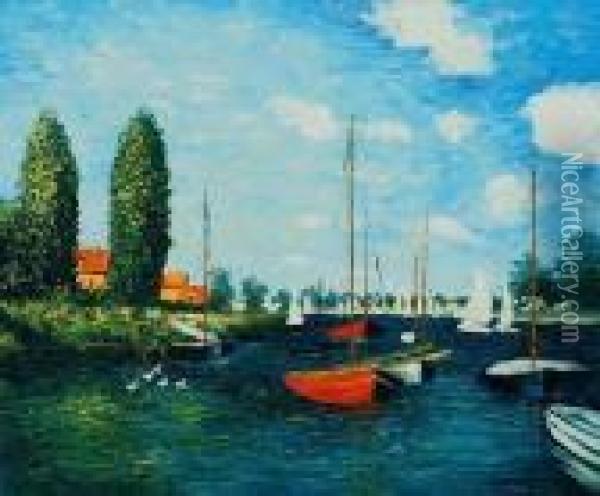 Argenteuil Oil Painting - Claude Oscar Monet
