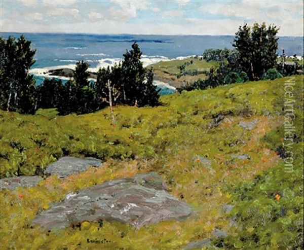 From A Hill Top Oil Painting - Ben Foster
