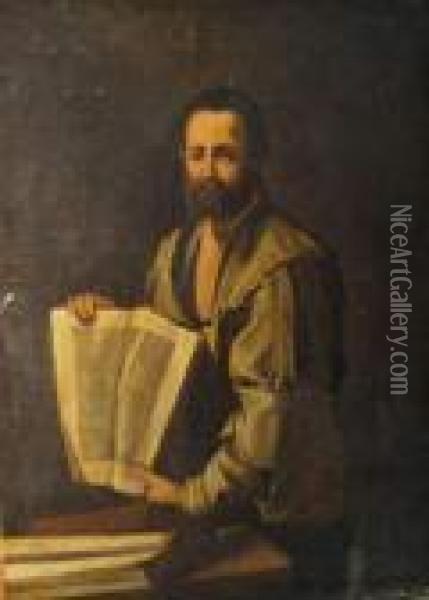 Portrait Of A Mathematican Oil Painting - Jusepe de Ribera