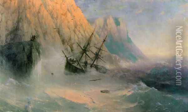 The Shipwreck I Oil Painting - Ivan Konstantinovich Aivazovsky