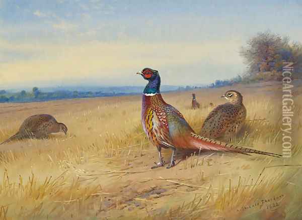 Keeping Watch Oil Painting - Archibald Thorburn