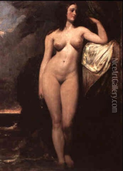 Ariadne At Naxos Oil Painting - William Etty