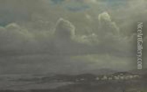Port Richmond, Bay Of San Francisco Oil Painting - Albert Bierstadt
