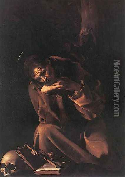 St. Francis Oil Painting - Caravaggio