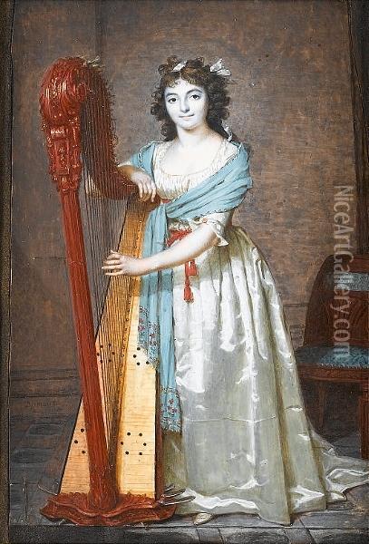A Pair Of Full-length Portraits Of Augustin-louis Taillandier Oil Painting - Francois I Dumont