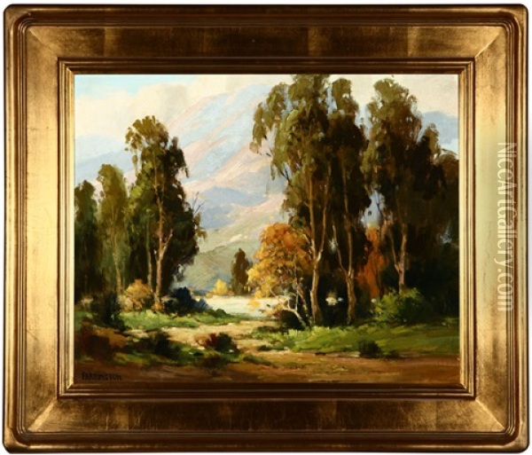 Spring Landscape Oil Painting - Walter Farrington Moses