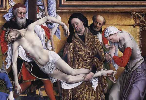 Descent from the Cross [detail 4] Oil Painting - Rogier van der Weyden