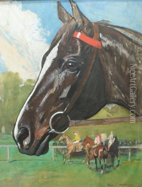 Horse Oil Painting - Frank Prout Mahony