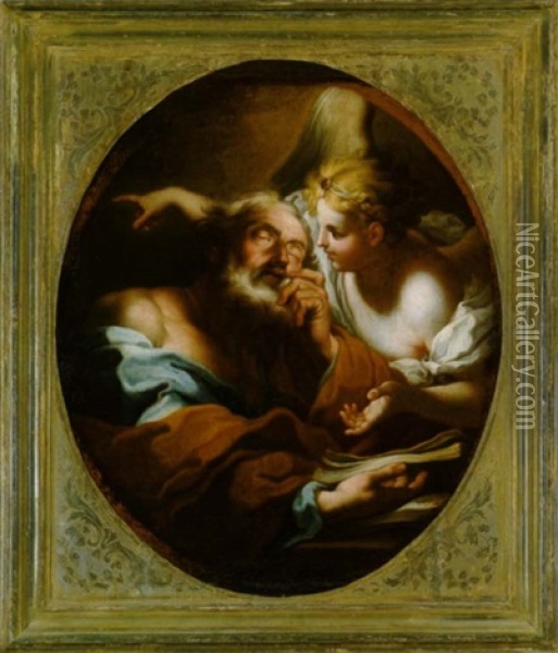 Il Sogno Di San Giuseppe Oil Painting - Giacomo Triga