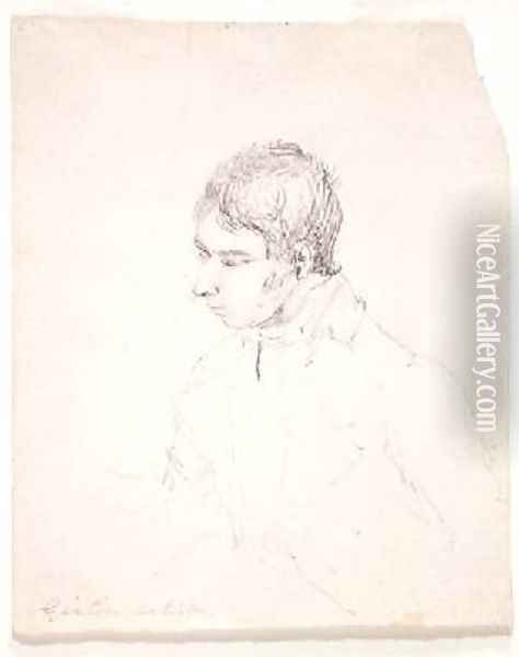 Portrait of Thomas Girtin 1775-1802 1794-97 Oil Painting - Thomas Monro