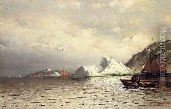 Pulling in the Nets Oil Painting - William Bradford