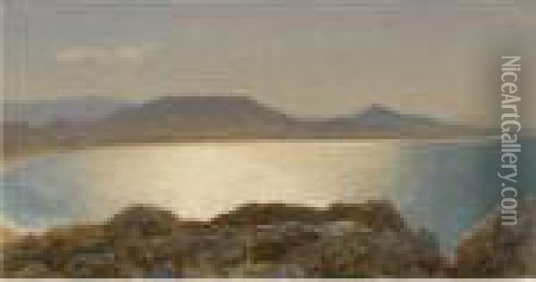 Bay Scene, Island Of Rhodes Oil Painting - Frederick Leighton