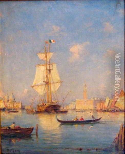 Venise Oil Painting - Henri Malfroy-Savigny