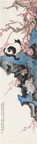 Cat Oil Painting -  Jin Cheng