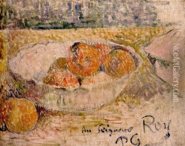 Nature Morte Oil Painting - Paul Gauguin