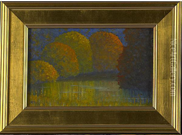 Bucks County Scenes Oil Painting - Ralph Davidson Miller