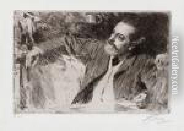 Antonin Proust Oil Painting - Anders Zorn