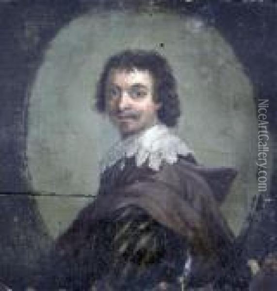 Portrait Of A Young Man Oil Painting - Johannes Cornelisz. Verspronck