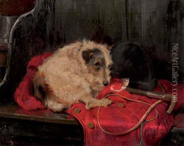 The Pet Of The Kemmel Oil Painting - Philip Eustace Stretton