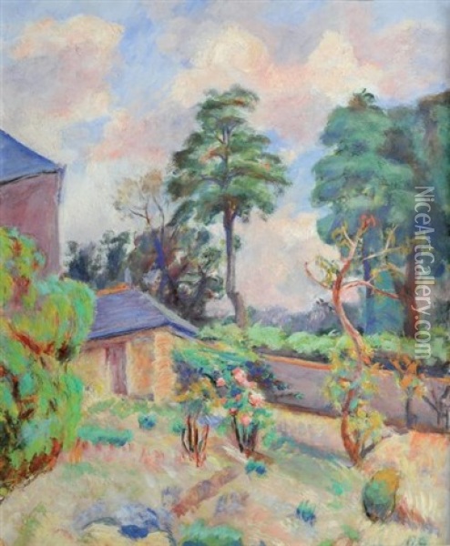 Jardin A Pont Aven Oil Painting - Roderic O'Conor