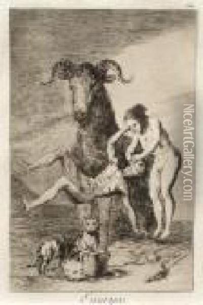 Ensaryos. Oil Painting - Francisco De Goya y Lucientes