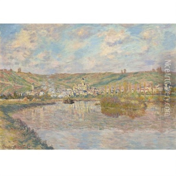 Fin D'apres-midi, Vetheuil Oil Painting - Claude Monet