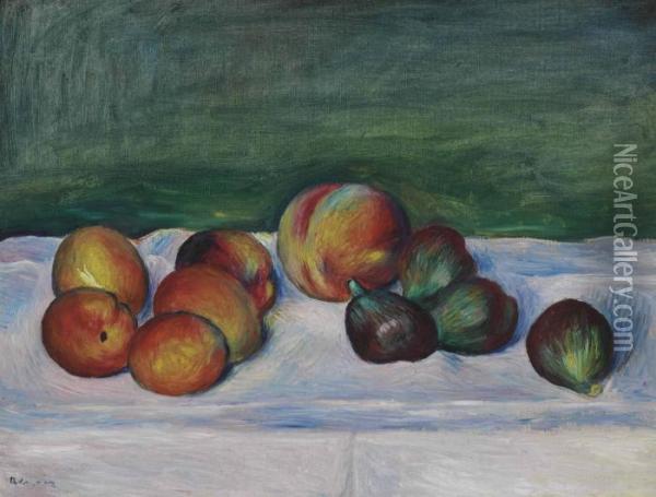 Abricots Et Figues Oil Painting - Pierre Auguste Renoir