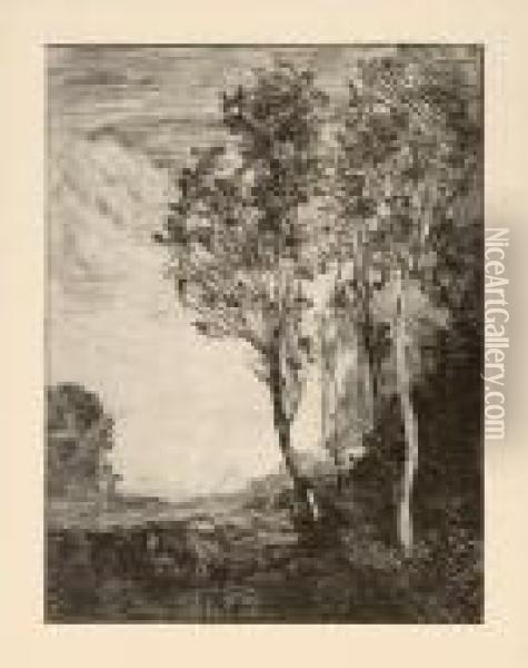 Souvenir D'italie. Oil Painting - Jean-Baptiste-Camille Corot