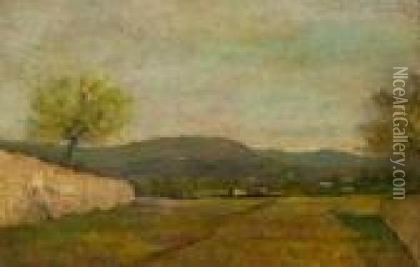 Paesaggio Oil Painting - Telemaco Signorini